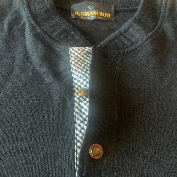 NWOT IL Granchio high quality made in Italy men’s sweater - Picture 3 of 6